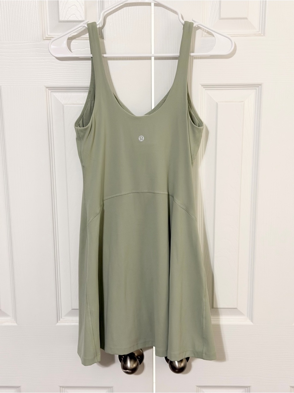 lululemon athletica Sage Green V-Neck Tank Dress - Picture 2 of 3